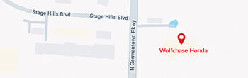 map of Wolfchase Honda