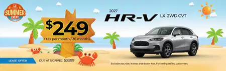 Lease 2027 Honda HR-V LX $249